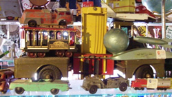 Die-cast antique metal toy cars