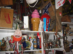 Antique Ice Cream Cone Light and Icee Light